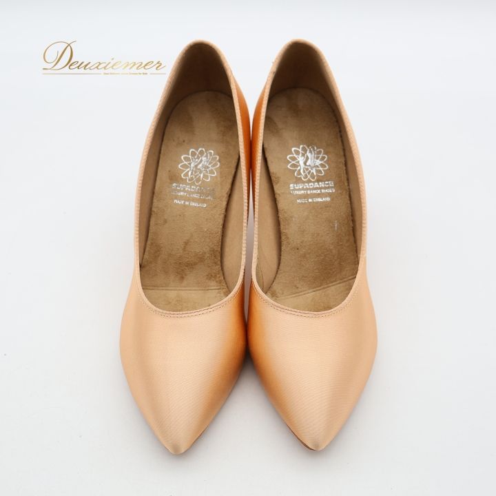 社交ダンス 衣装 スタンダード シューズ 5 1/2サイズ ピンク系