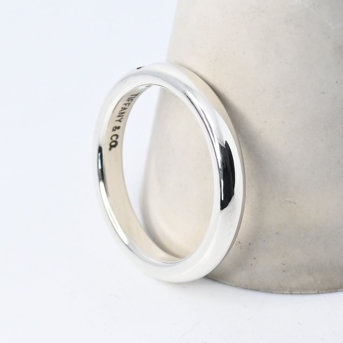 研磨済】TIFFANY＆Co. スタッキングバンド リング ルビー 6号