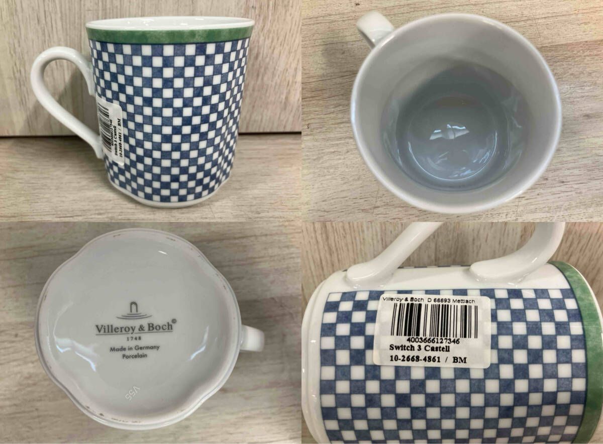 ビレロイ＆ボッホ モーニングセット マグカップ×2 プレート×2 洋食器