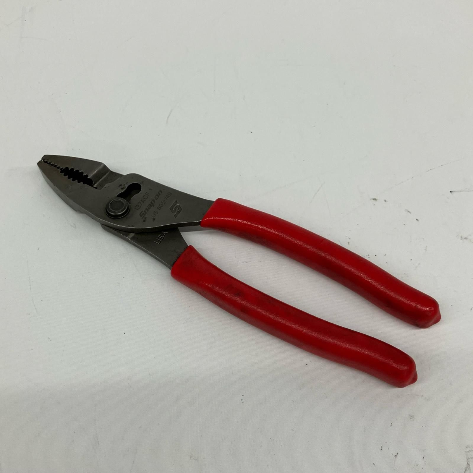 ペンチ・プライヤー △△Snap-on スナップオン ペンチ 137ACF レッド