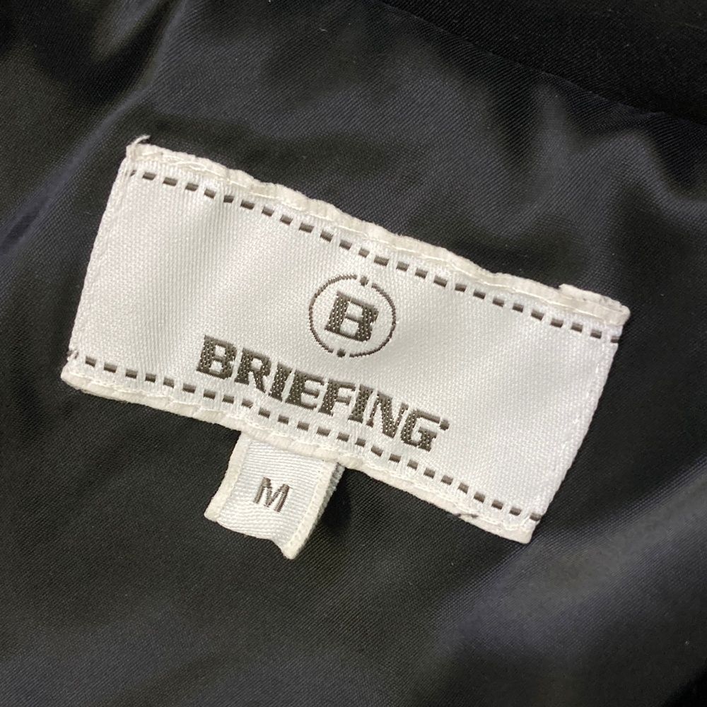 サイズ：M BRIEFING GOLF ブリーフィング  電熱 フード付 ダウン　ジップジャケット  ブラック系 [240101637708] ゴルフウェア レディース ストスト サイズ：M BRIEFING GOLF ブリーフィング 電熱 フード付 ダウン ジップ
