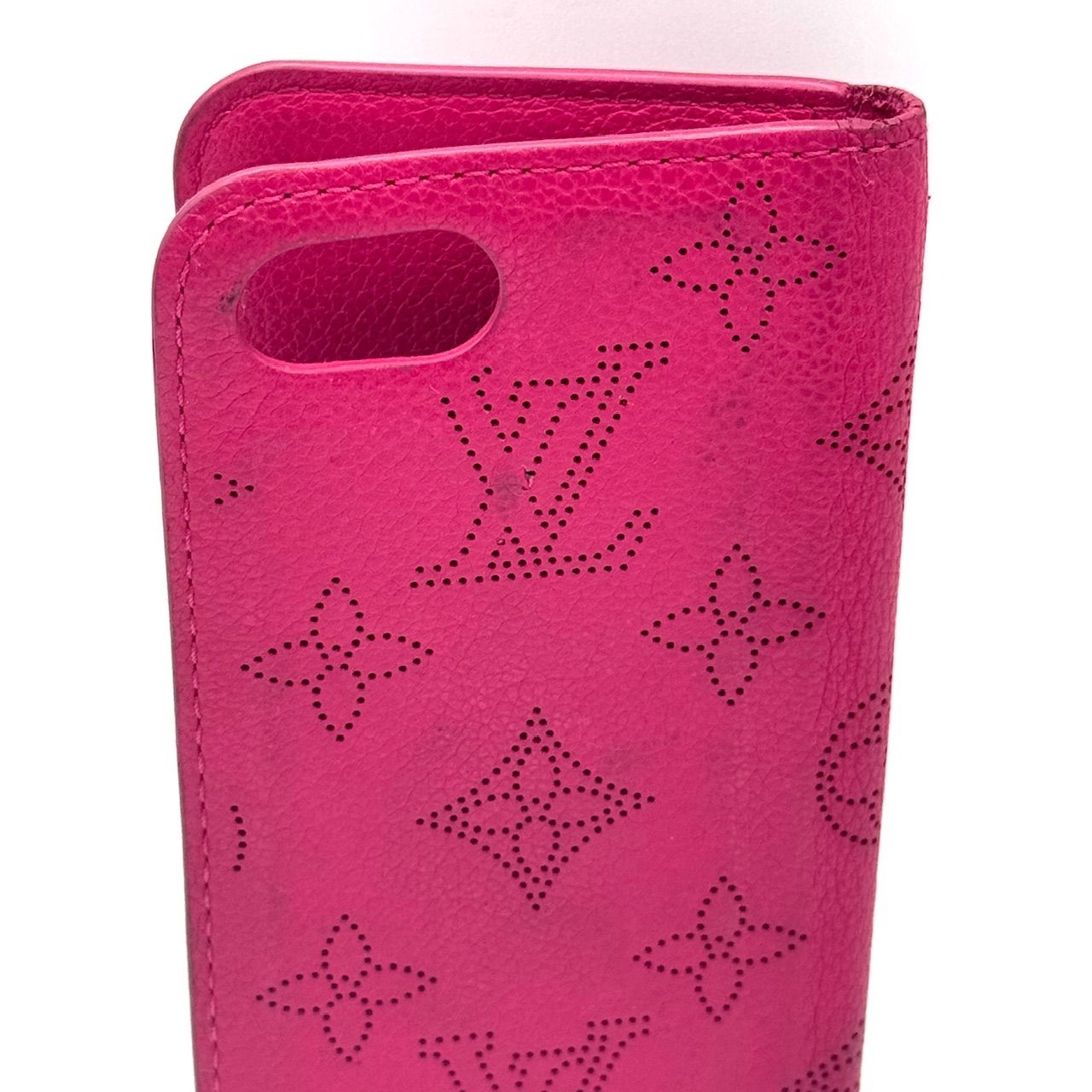 ルイヴィトン iPhone 7／8／SE マヒナ 手帳型 スマホケース 3-9a-30