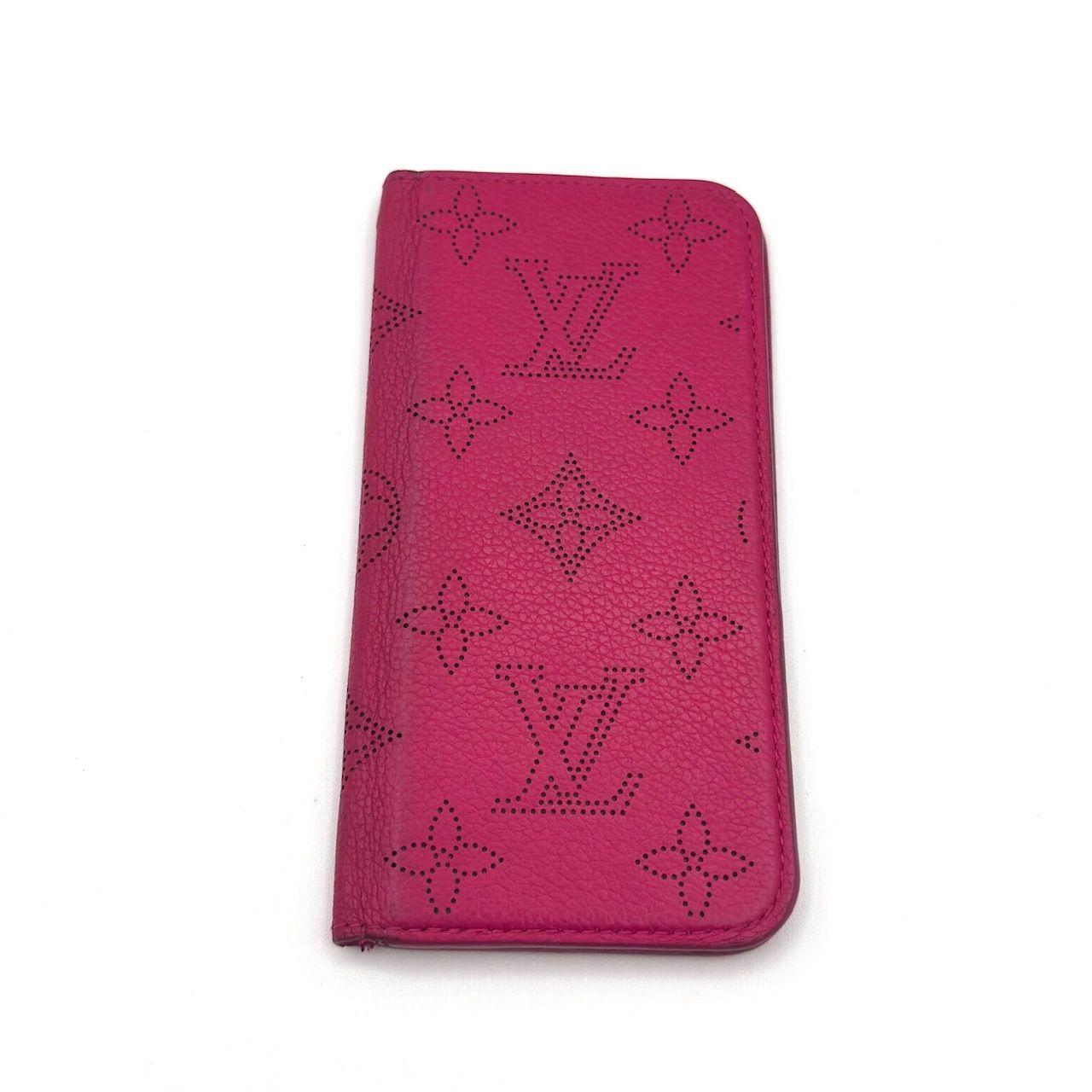 ルイヴィトン iPhone 7／8／SE マヒナ 手帳型 スマホケース 3-9a-30