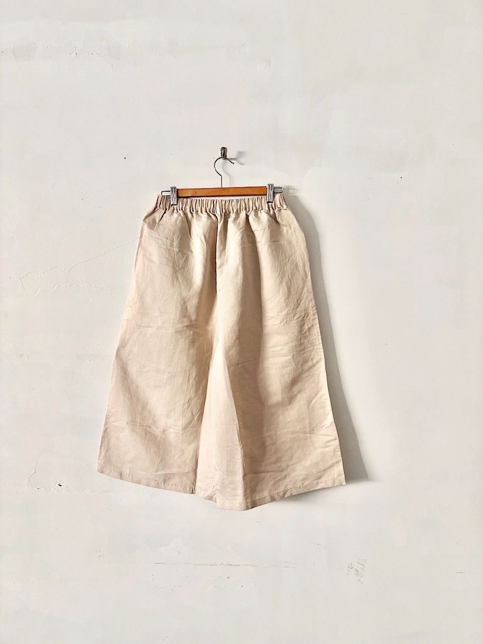 美品】Maison de soil リネンコットンイージーワイドパンツ - メルカリ