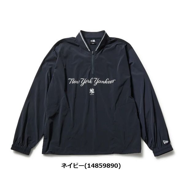 ニューエラ ゴルフ ウーブン プルオーバー ハーフジップ ニューヨーク