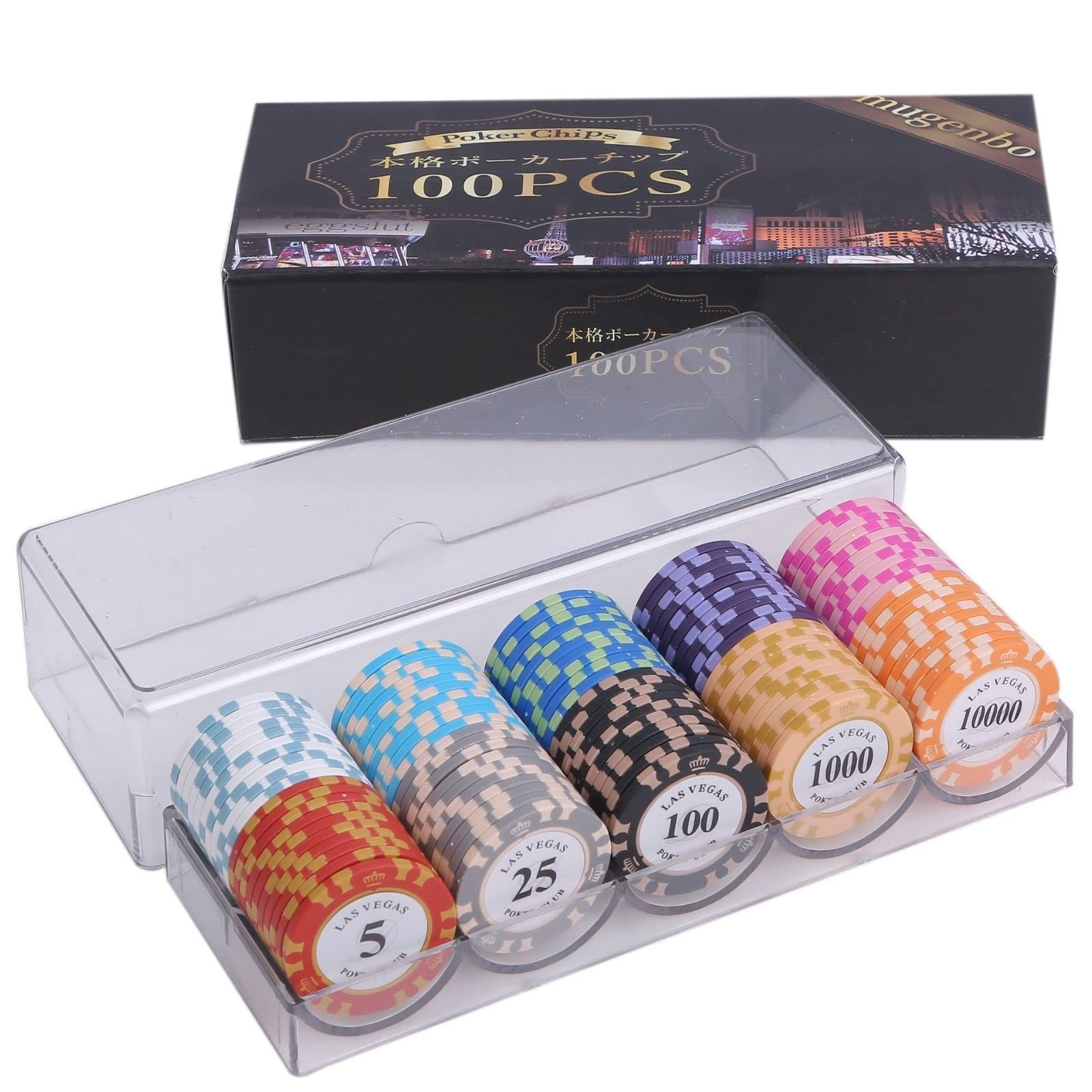 新着商品】カジノチップ 10種類1.5.10.25.50.100.500.1000.5000.10000