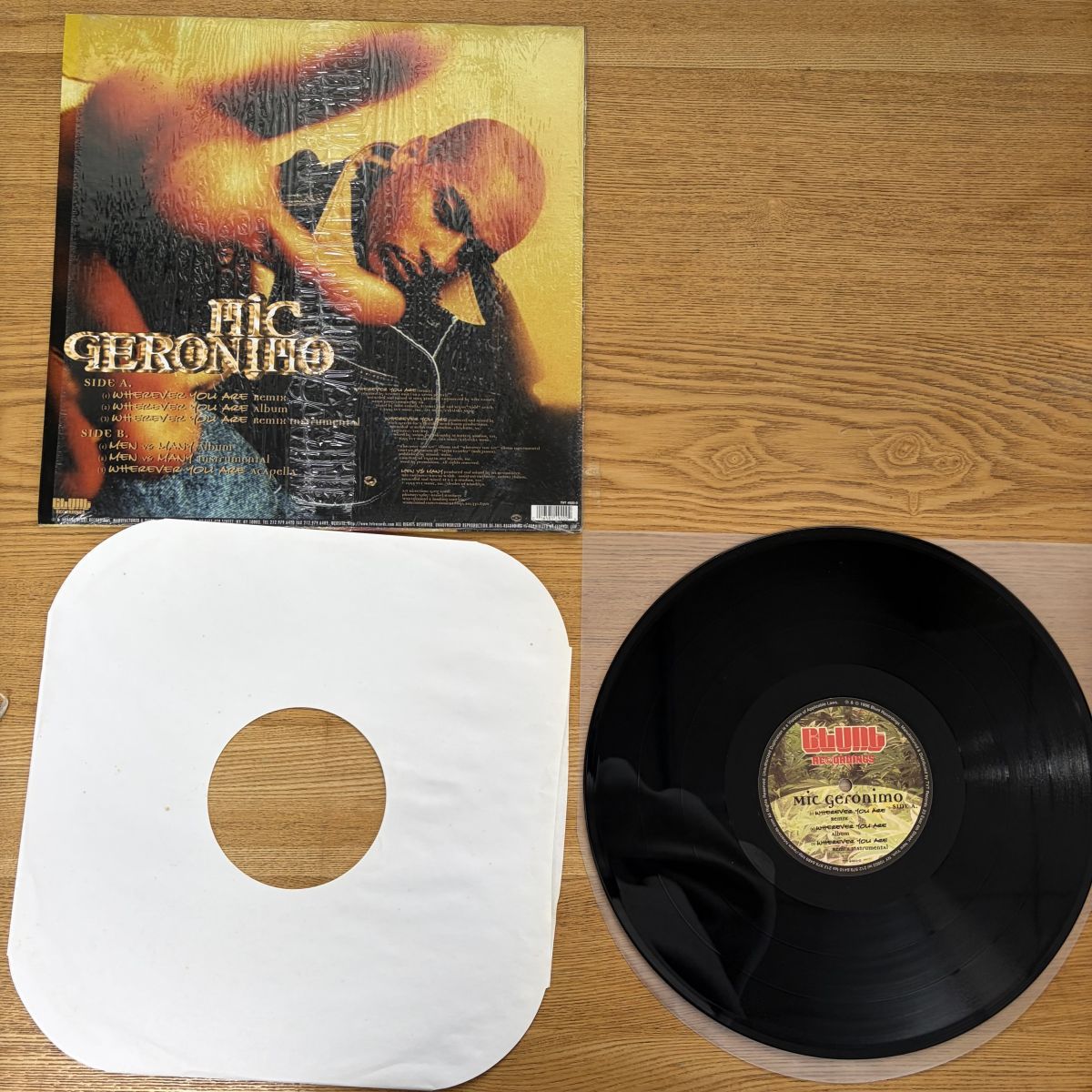 Mic Geronimo – Wherever You Are レコード/record/LP TVT 4920-0