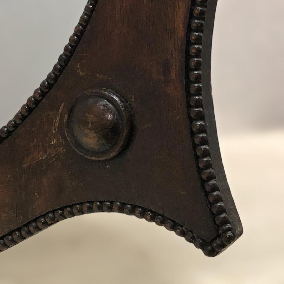 クラシックデザイン 木製ウォールミラー オーバル型 壁掛け鏡 大型