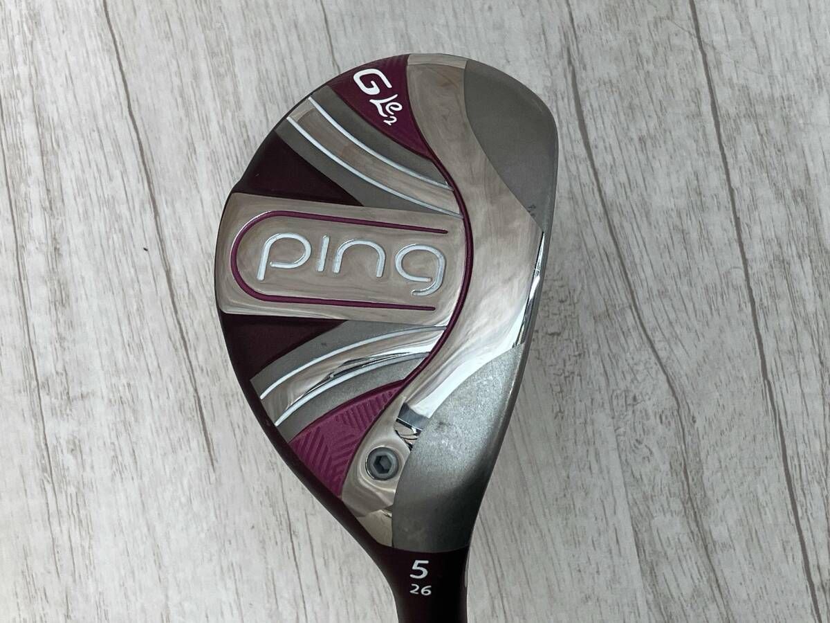 PING G Le2 5UT レディス ユーティリティ ピン FLEX A ロフト角 26