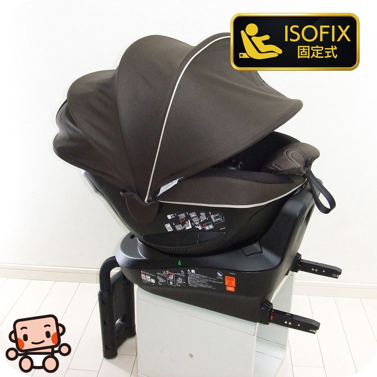 チャイルドシート 中古 エールベベ クルット5グランス ISOFIX 6カ月
