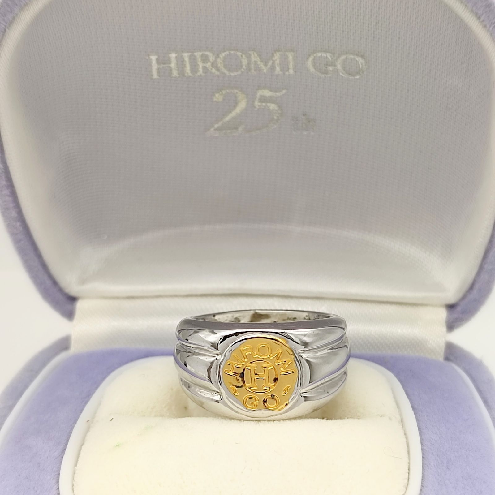 美品】郷ひろみ HIROMI GO 25th コンビカラーリング 9号 - メルカリ
