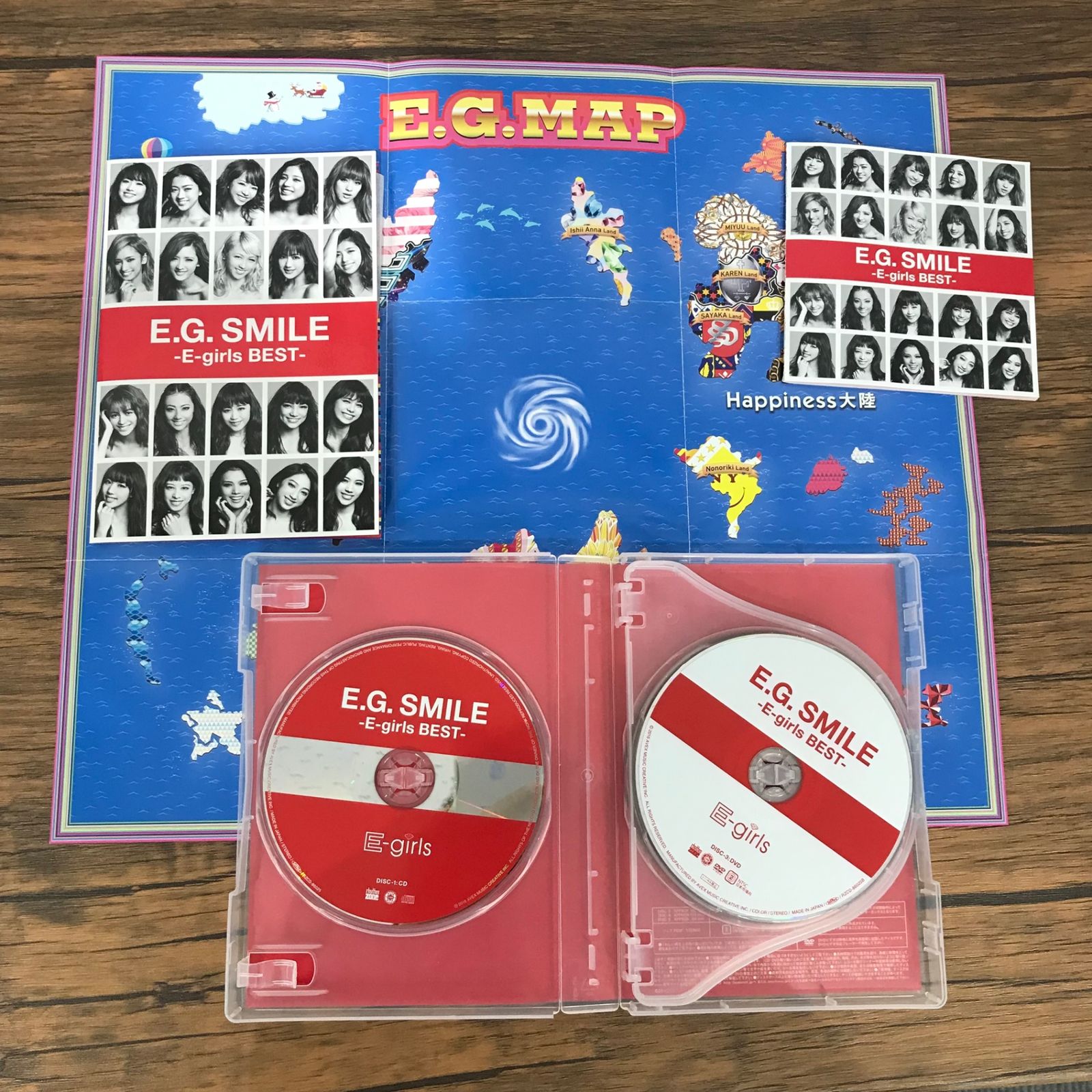 5DISCS 2CD＋3DVD】E.G.SMILE -E-girls BEST-/【アーティスト】E-girls