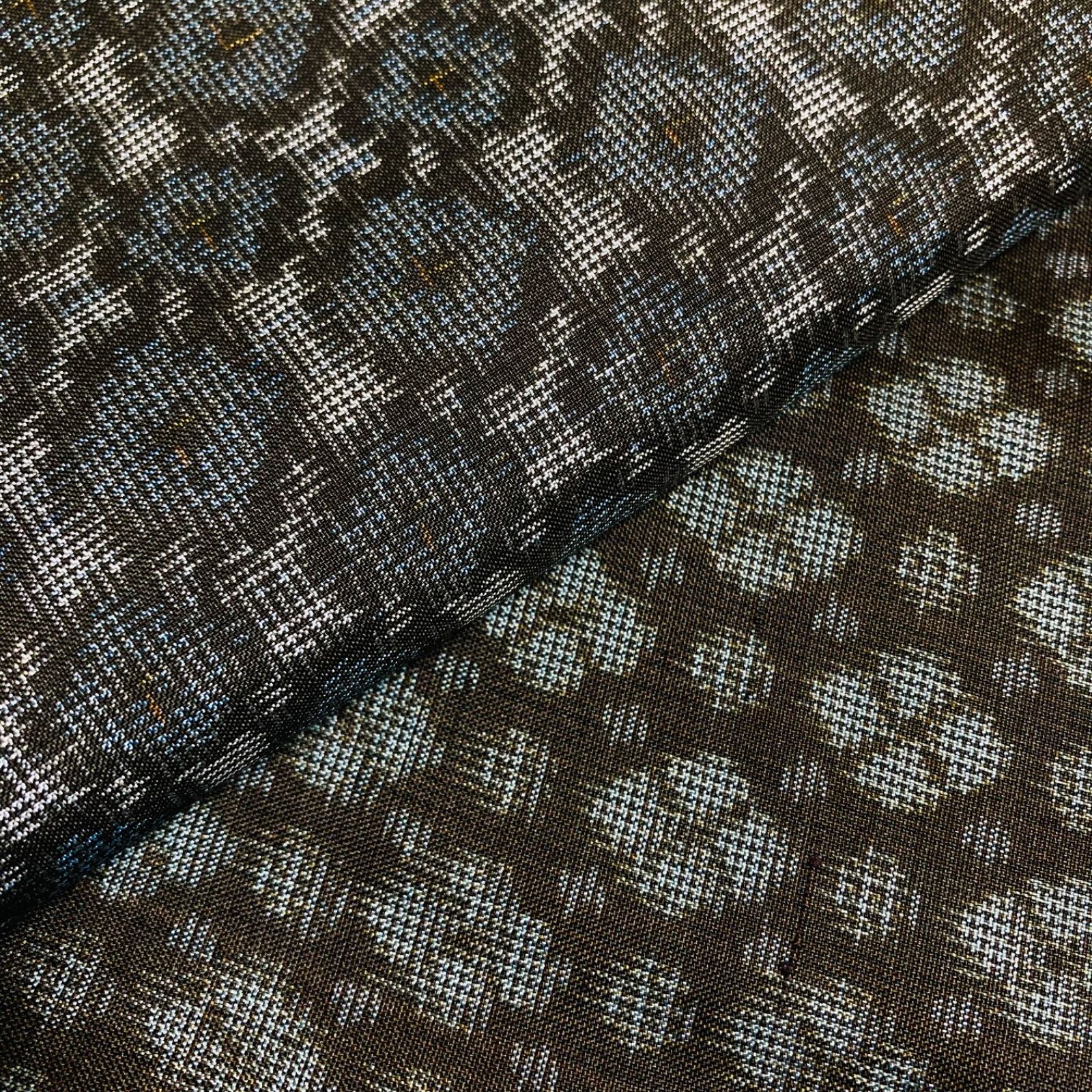 着物と帯オレンジ y406◾️アンティーク時代大島紬着物類15点◾️龍郷