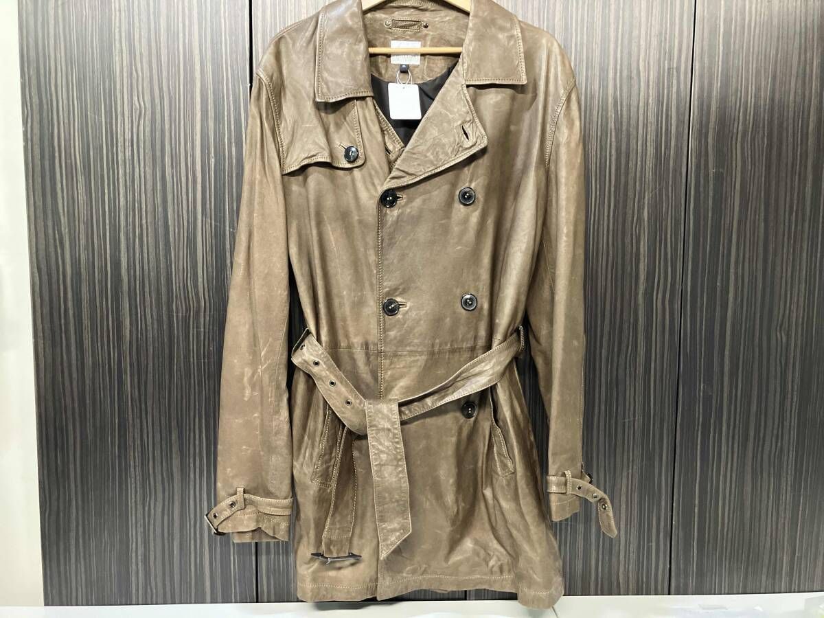ARMANI COLLEZIONIARMANI COLLEZIONI 豚革トレンチコート 洋服 XL