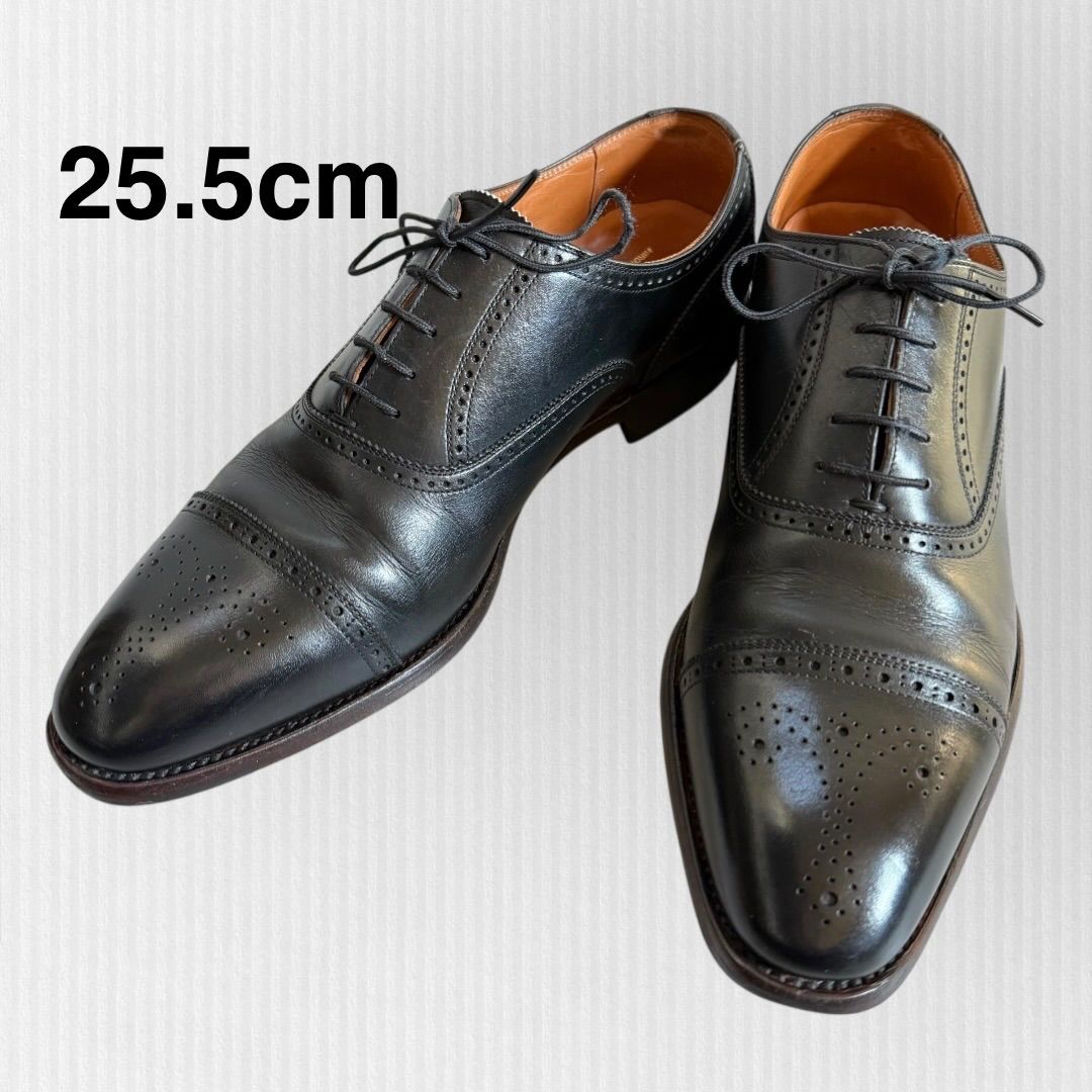 スコッチグレイン】匠シリーズ 25.5cm ブラック ビジネスシューズ 黒