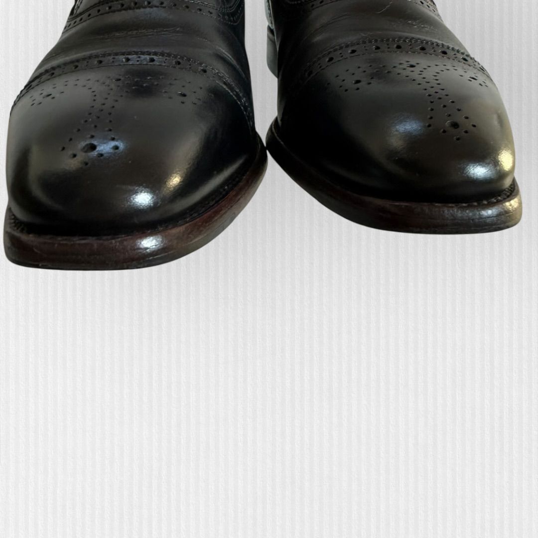 スコッチグレイン】匠シリーズ 25.5cm ブラック ビジネスシューズ 黒