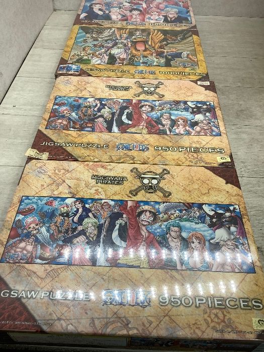 U12 ワンピースパズルまとめて 4点 再出発の刻 九人海賊たち 砂漠の