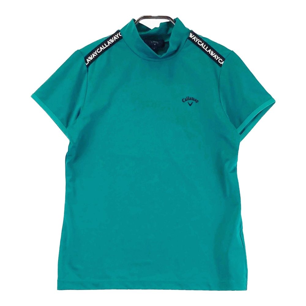 サイズ：L CALLAWAY キャロウェイ ハイネック 半袖Tシャツ ロゴ