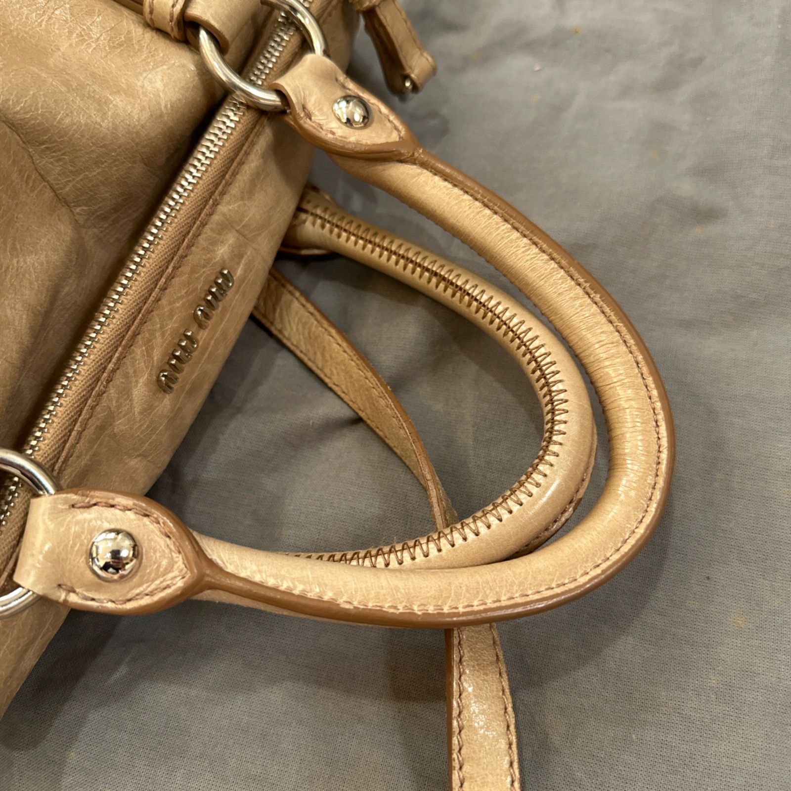 MIU MIU Vitello Lux 2way ミュウミュウ ヴィッテロリュクス サイド