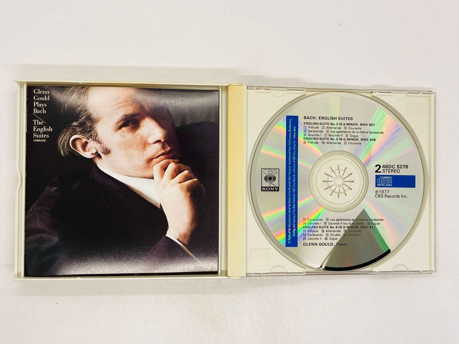 2CD バッハ イギリス組曲 グレン・グールド 26 / BACH ENGLISH SUITES