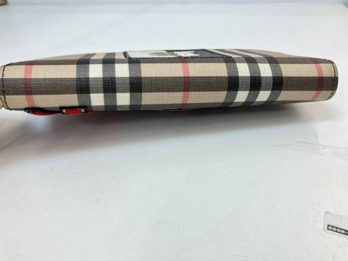 美品 BURBERRY ROUND ZIP LOGOWALLET バーバリー長財布 - メルカリ