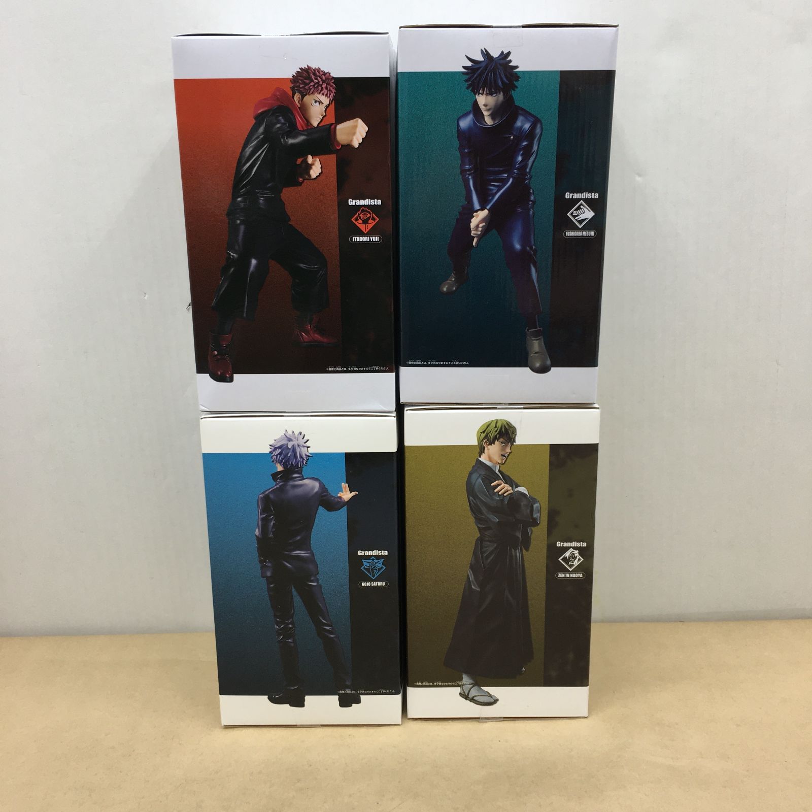未開封 呪術廻戦 Grandista 虎杖悠仁 伏黒恵 五条悟 禪院直哉