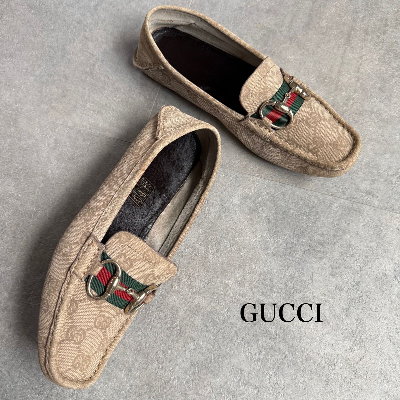 GUCCI グッチ ホースビットローファー シェリーライン ドライビング