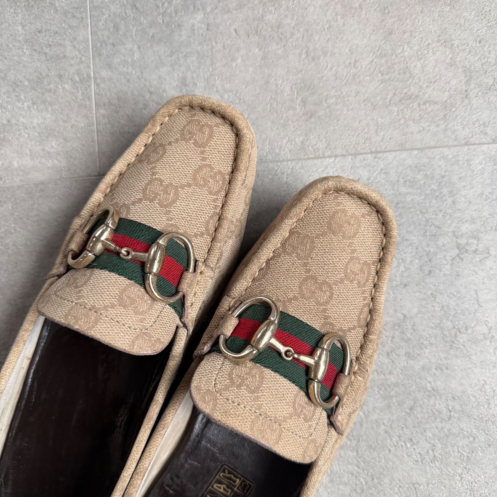 GUCCI グッチ ホースビットローファー シェリーライン ドライビング 