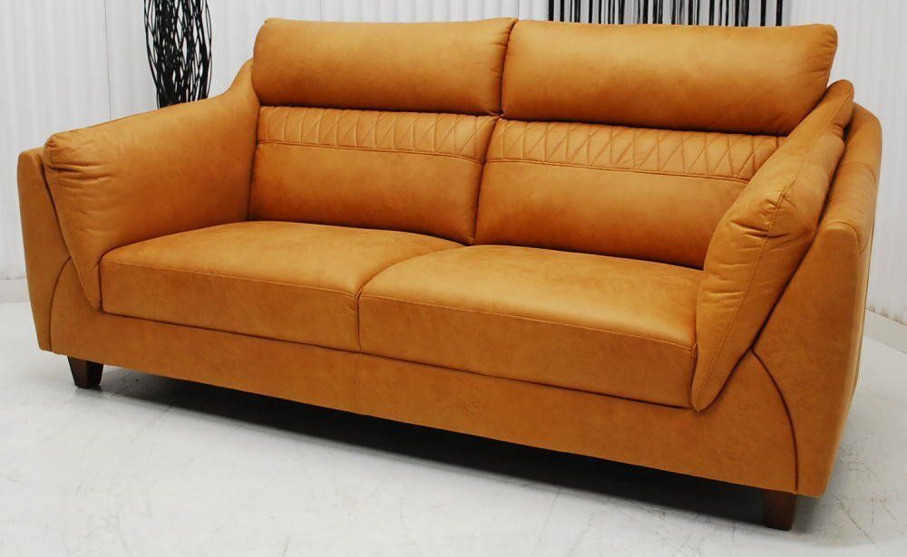  現品限り ３人掛けソファ キャメル ワイド 北欧調モダン セーフスペックレザー アウトレット 送料無料 一部除 251101-ランダル3p-cam 収納付きソファベッド 2人掛け 3人掛けソファ ソファ ソファベッド