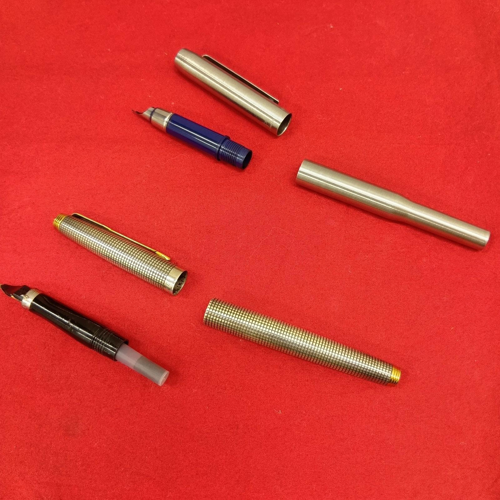 PARKER 万年筆 14K スターリングシルバー パーカー75 - メルカリ