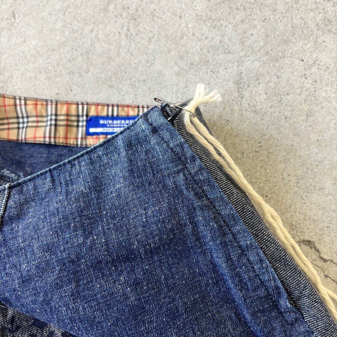 Burberry BLUE LABEL / skirt デニムスカート #a12 バーバリーブルー