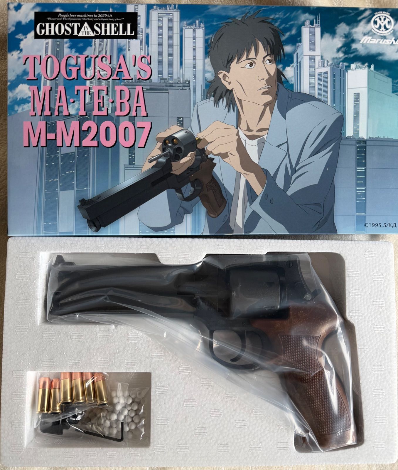 マルシン マテバ M-M2007 攻殻機動隊 トグサの銃 ウェイト 木目調プラ