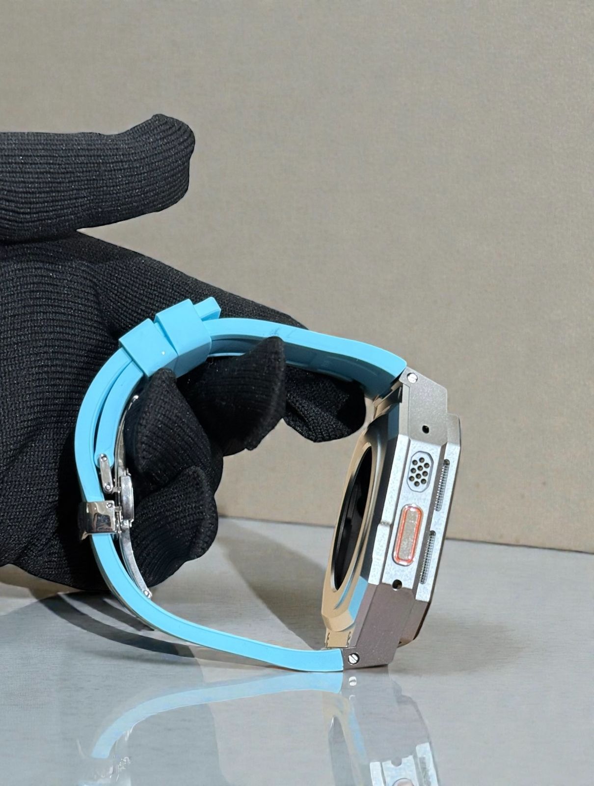 Apple Watch Ultra 1 / 2 / 3（49mm）対応　261 画面保護一体型 アルミ合金ケース＆ラバーバンド