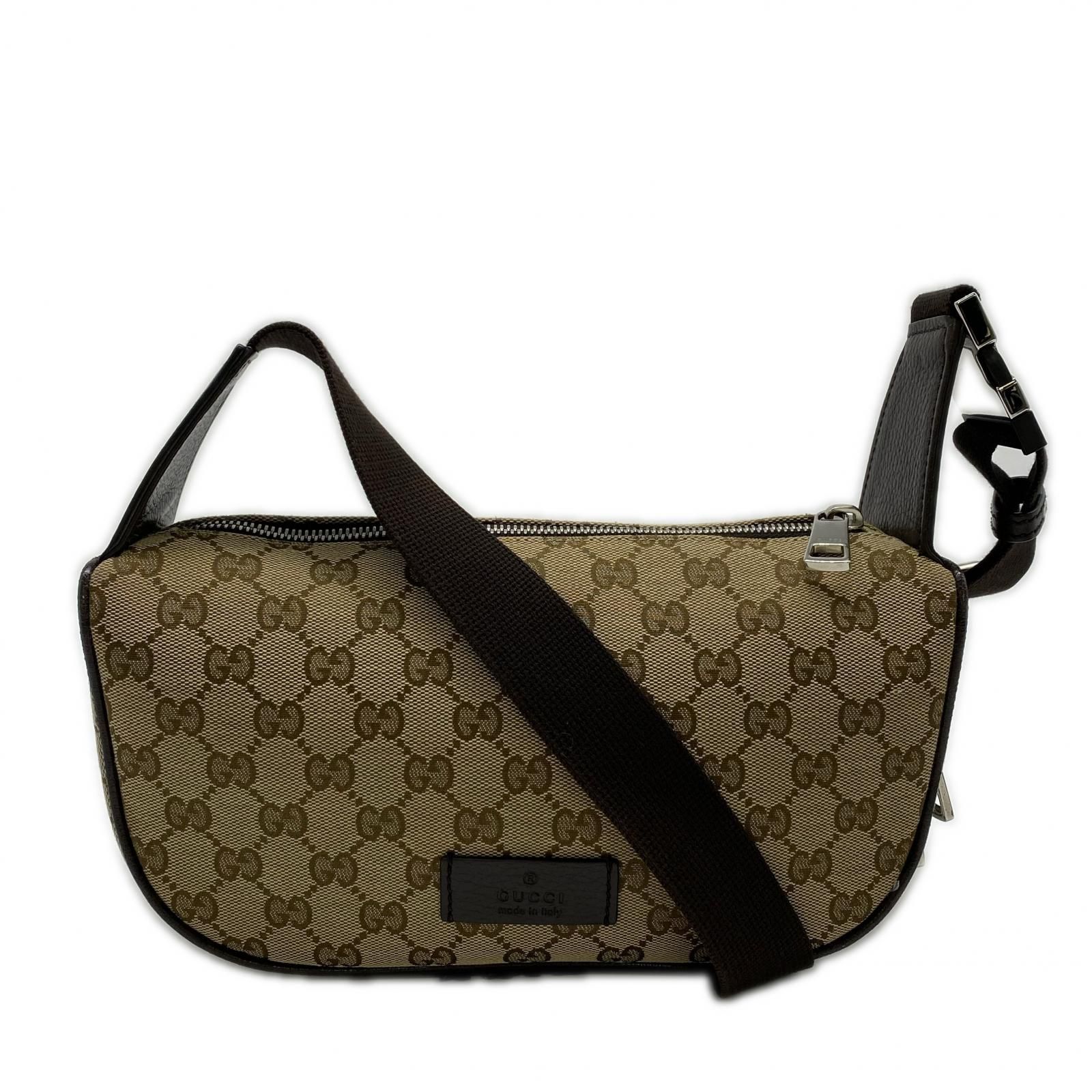 ☆3日以内返品可☆ 極美品 GUCCI グッチ GGキャンバス ウエストバッグ