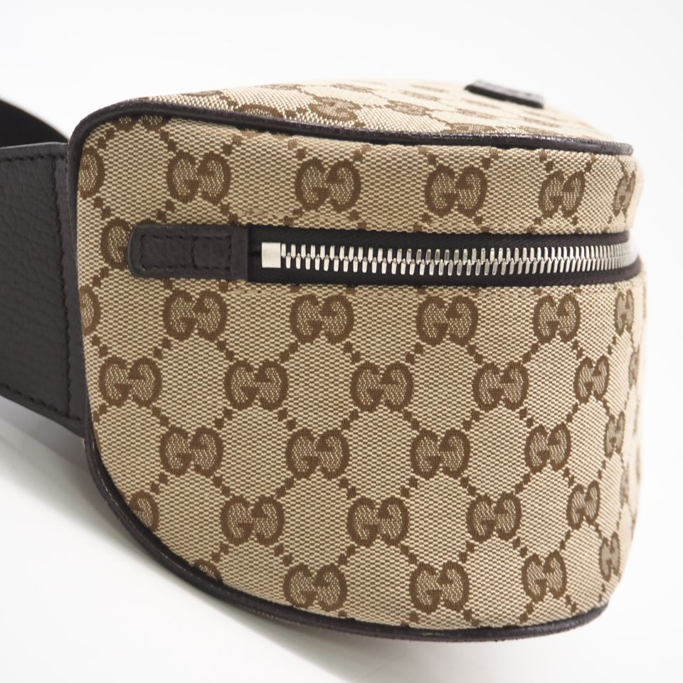 ☆3日以内返品可☆ 極美品 GUCCI グッチ GGキャンバス ウエストバッグ