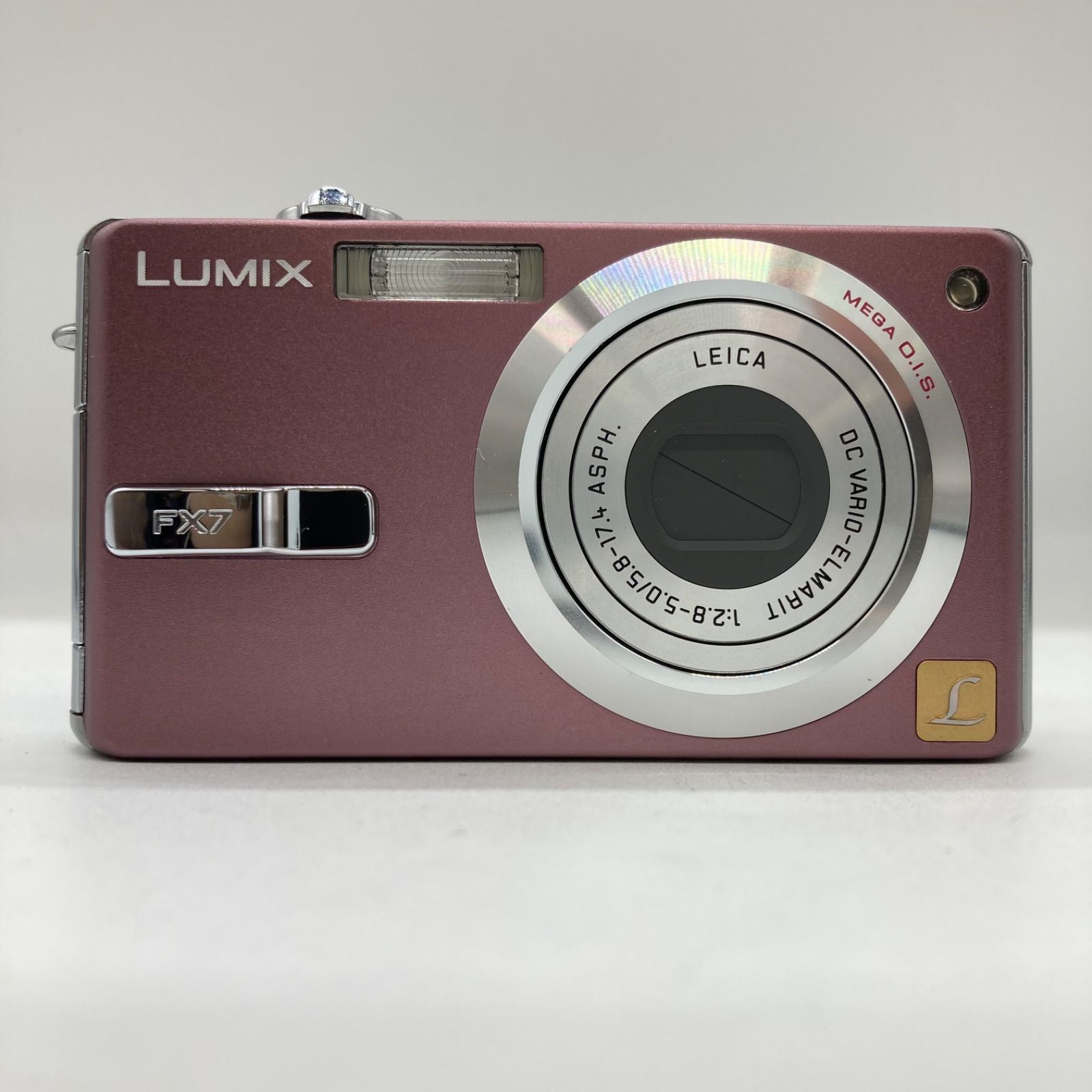 HDN503【動作未確認】Panasonic デジタルカメラ LUMIX DMC-FX7 ピンク