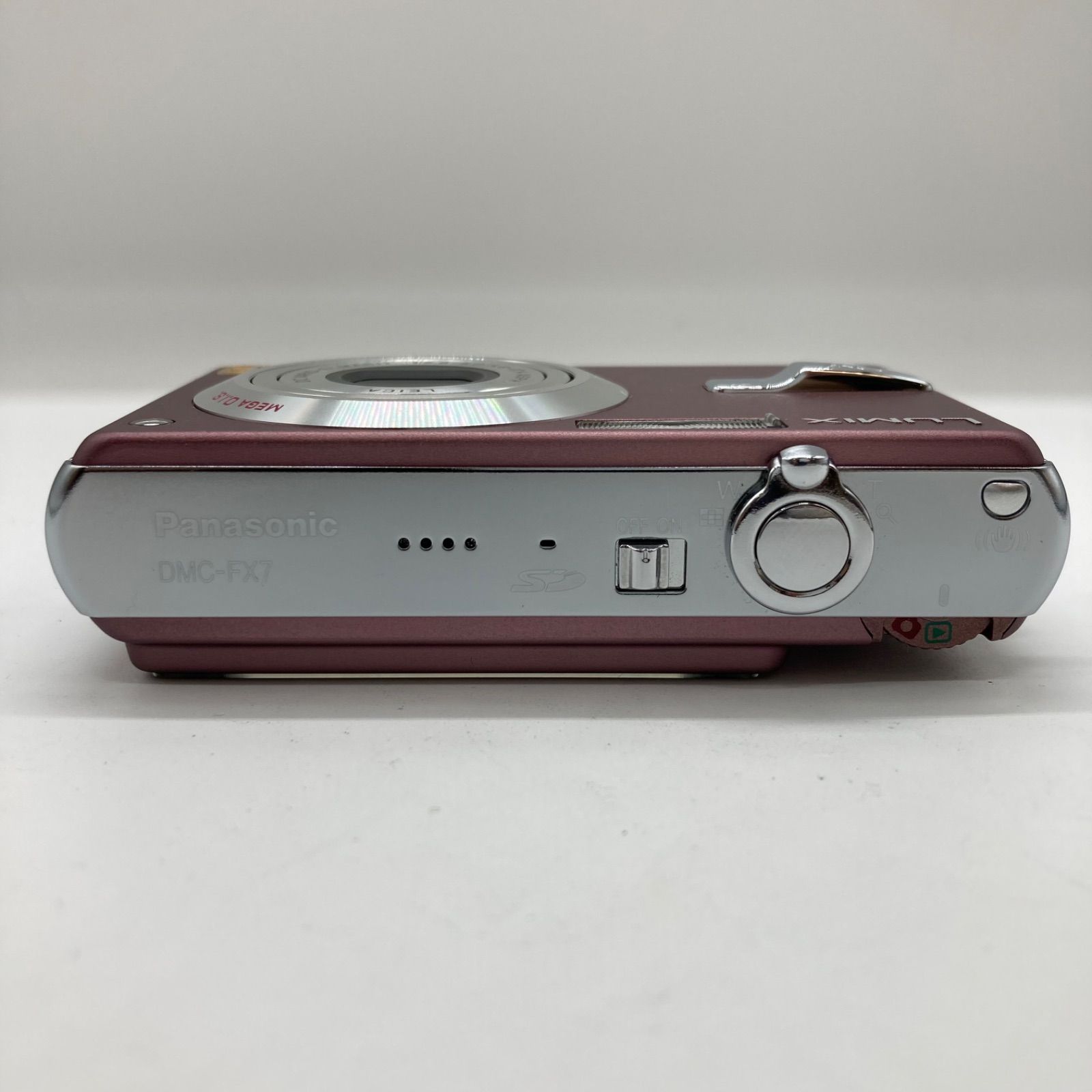 HDN503【動作未確認】Panasonic デジタルカメラ LUMIX DMC-FX7 ピンク