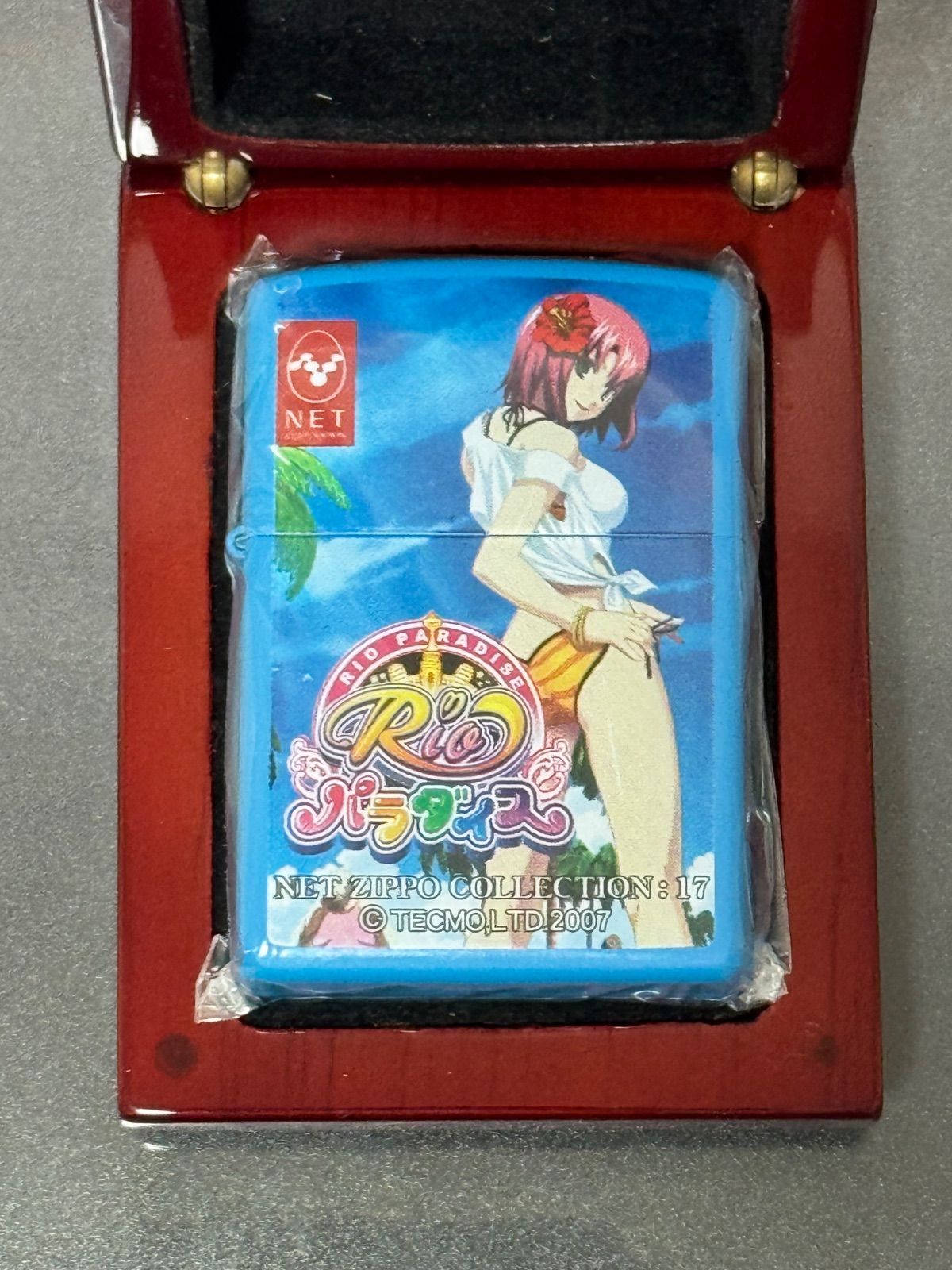 zippo Rio パラダイス 限定品 水着 リオ セクシー 2006年製 NET BLUE