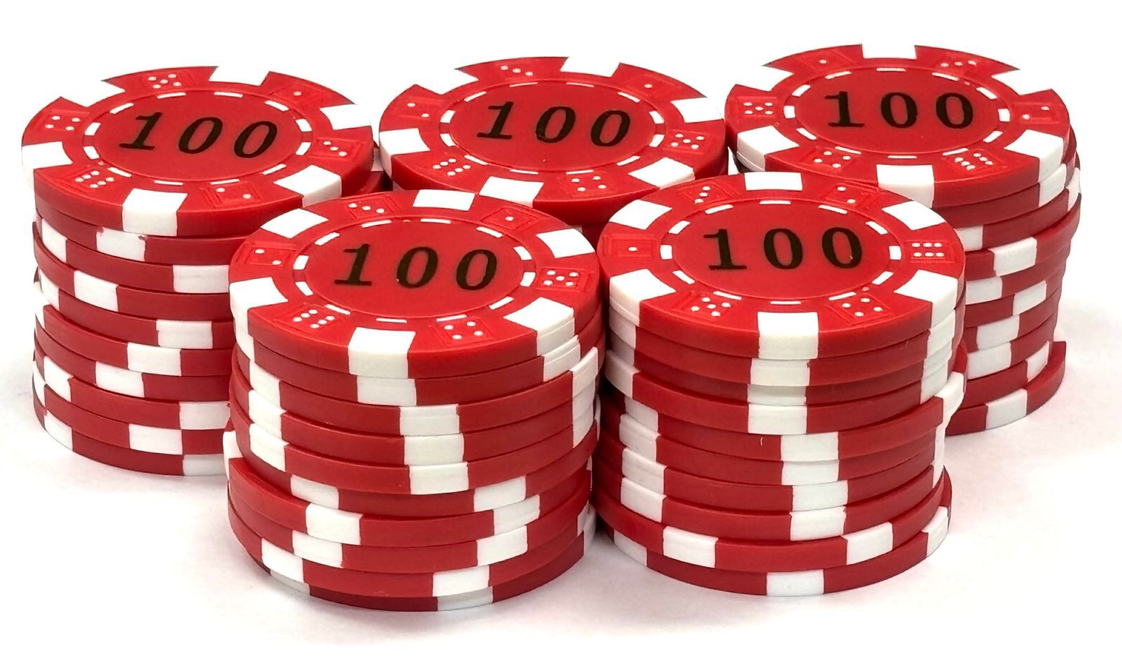 在庫セール】カジノチップ 数字入り 【ばら売り50枚単位】 ポーカー