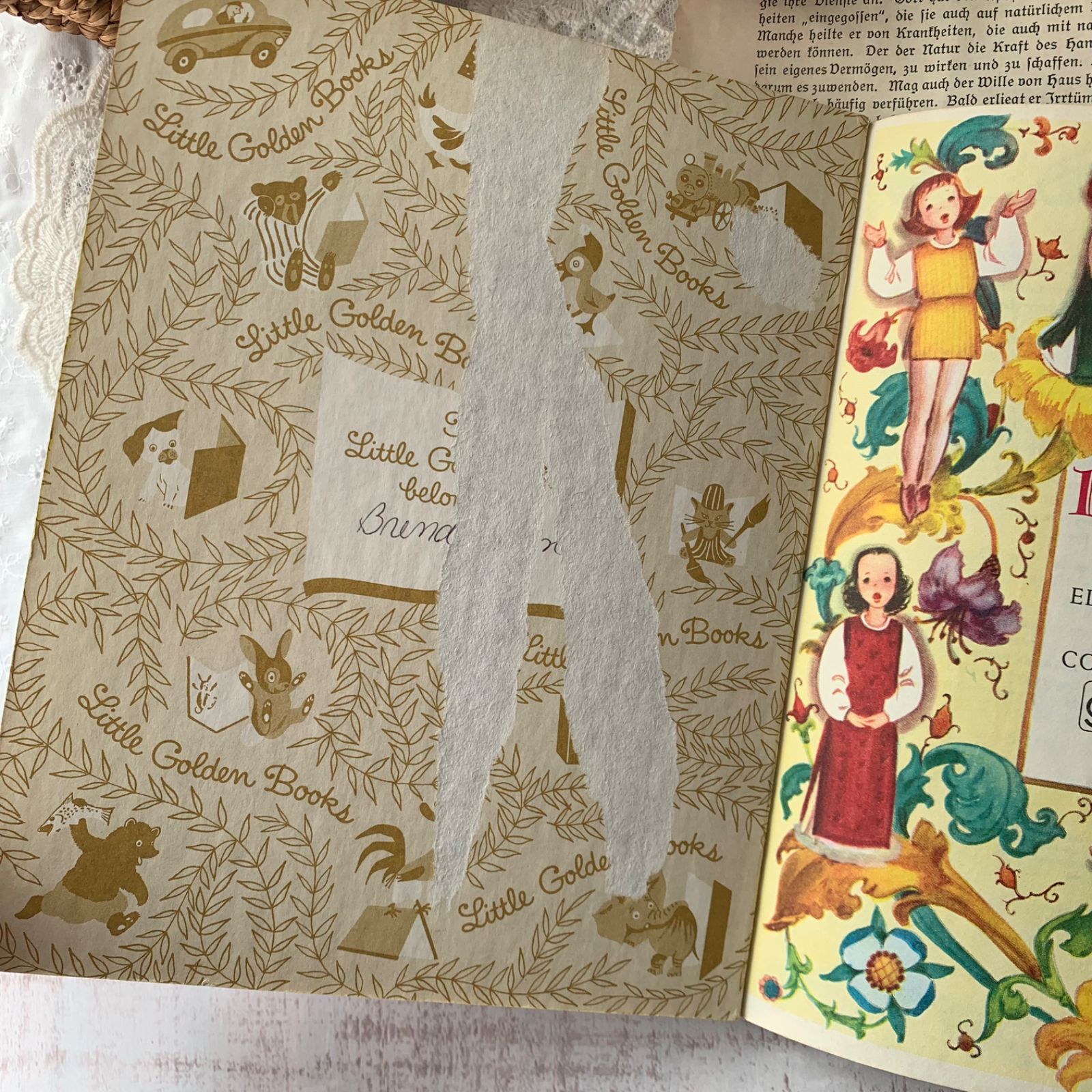 ヴィンテージ 洋書 絵本『 The Little Golden Book of Hymns 』 児童書