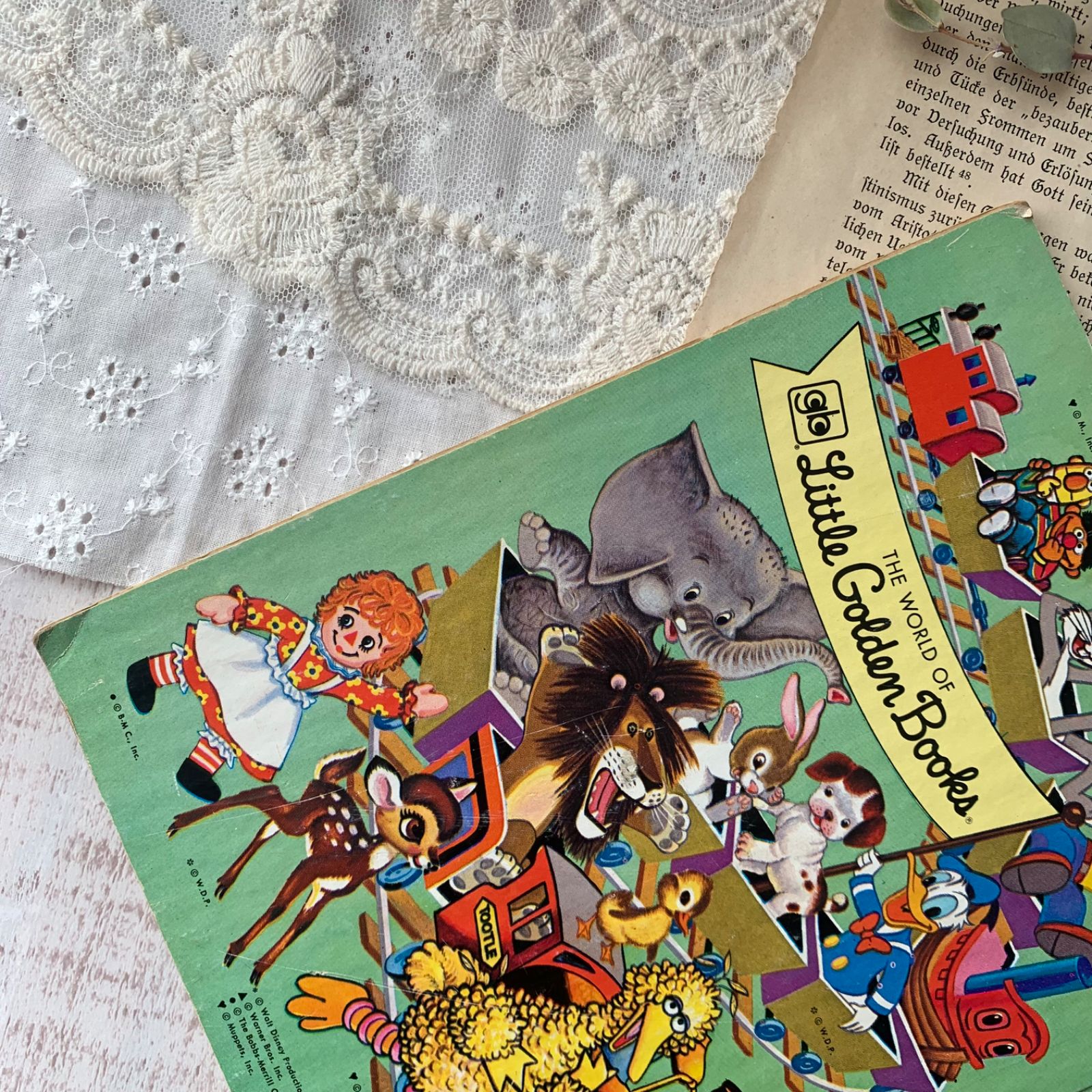 ヴィンテージ 洋書 絵本『 The Little Golden Book of Hymns 』 児童書