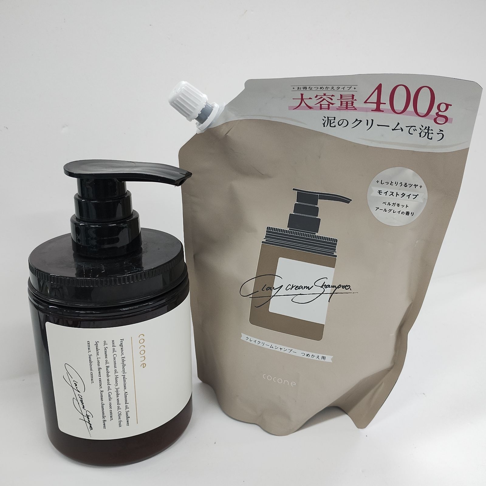 Y4598 cocone ココネ クレイクリームシャンプー ME 380g・つめかえ用