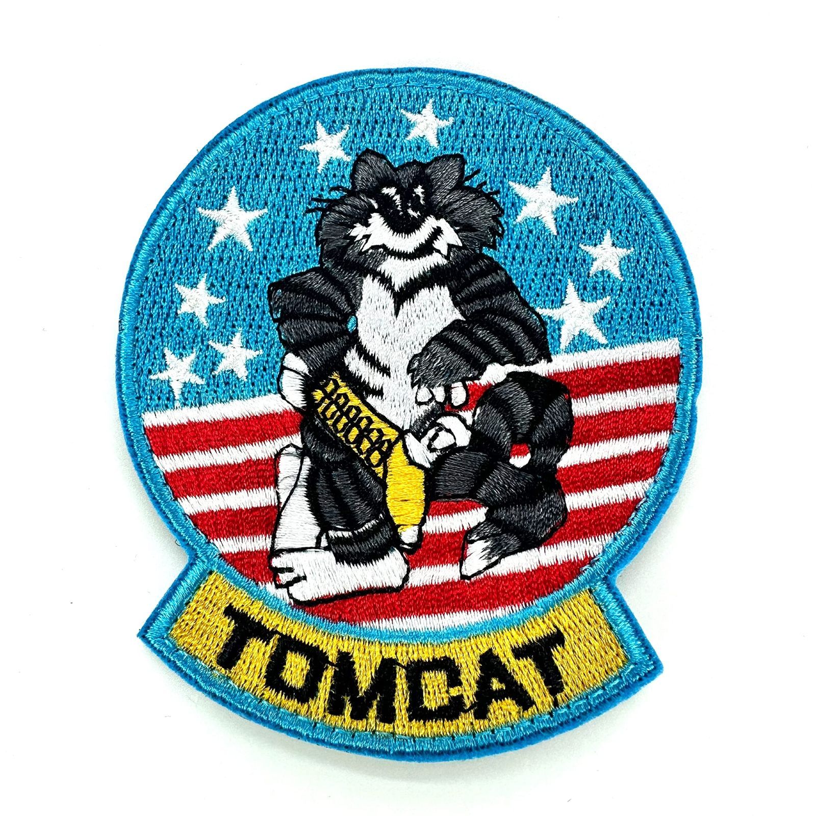 数量限定】RESPEC ベルクロ パッチ 刺繍 ワッペン トップガンシリーズ