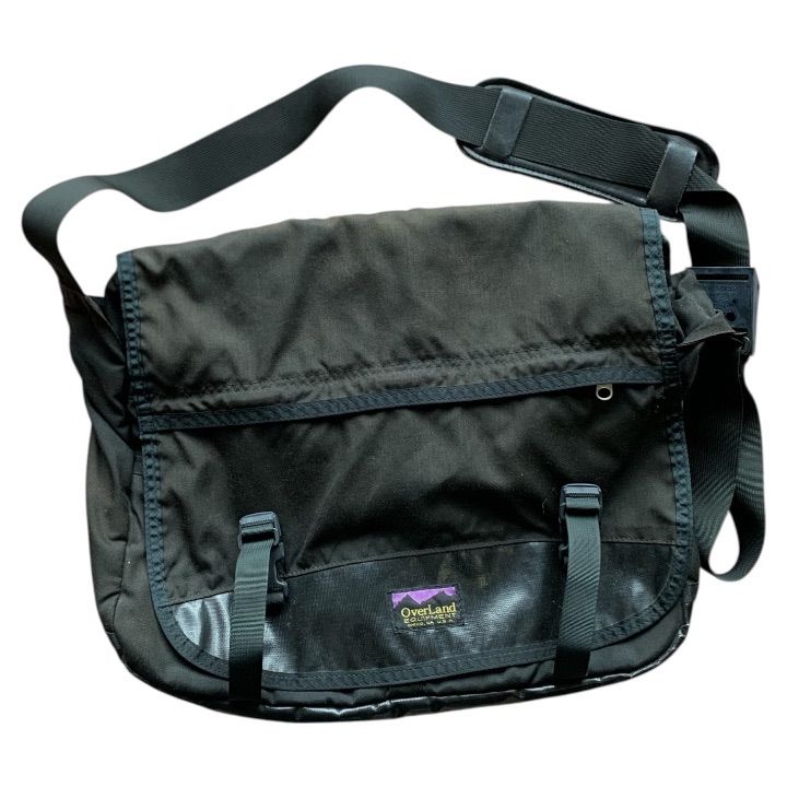 90's OVERLAND messenger bag blk オーバーランド メッセンジャー