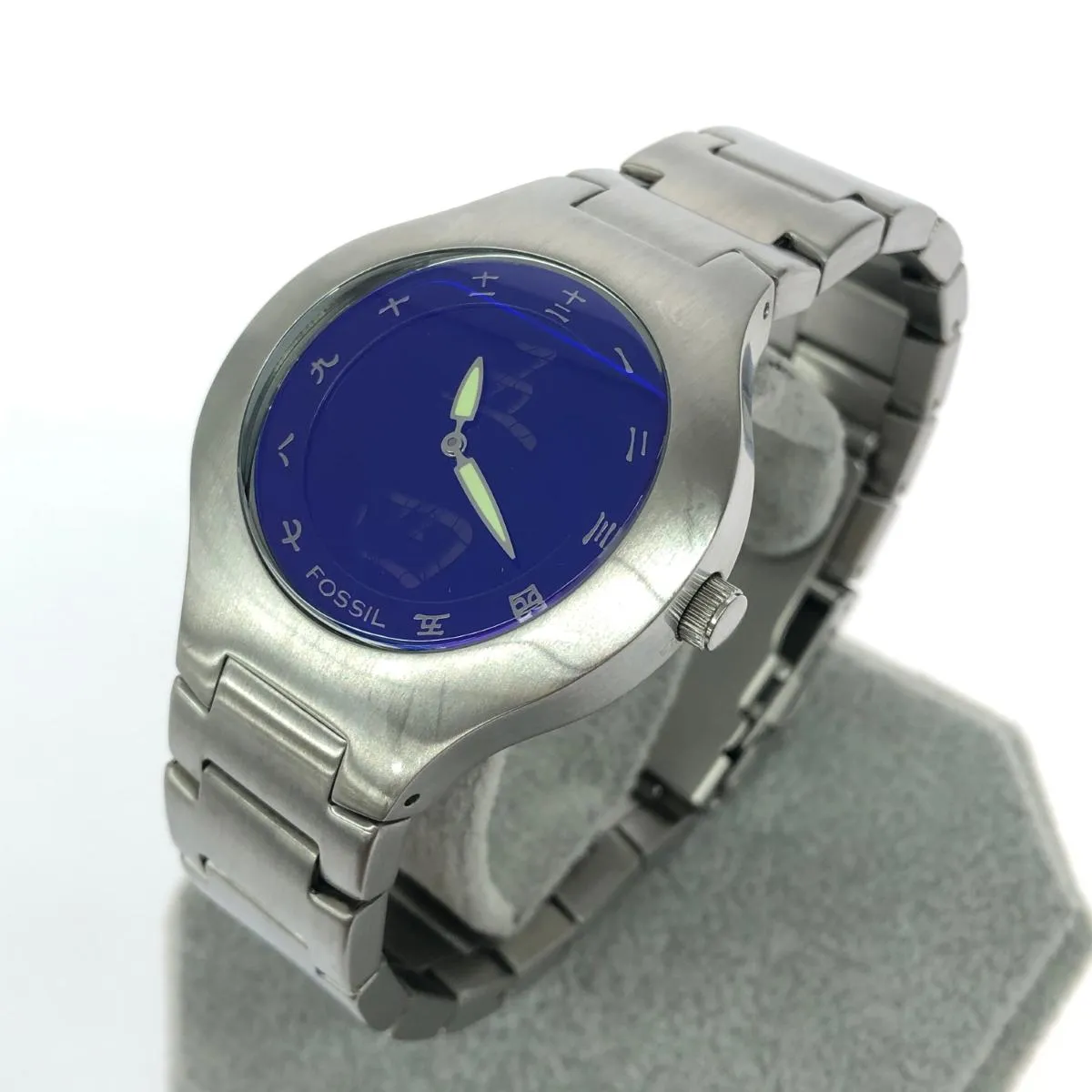 【希少/新品電池】FOSSIL BIGTIC漢数字 JR-8001 腕時計 Yahoo!オークション - 「fossil big tic」フォッシル (は行) の落札
