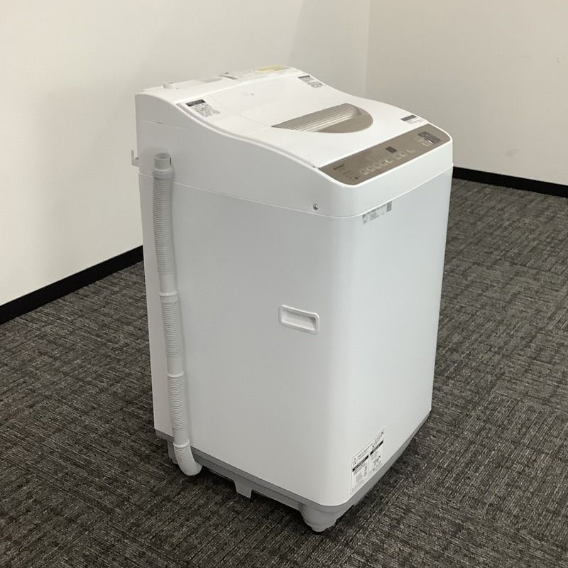 中古 洗濯乾燥機 SHARP シャープ 2023年製 6.5kg タテ型 ES-T6GBK-N 上