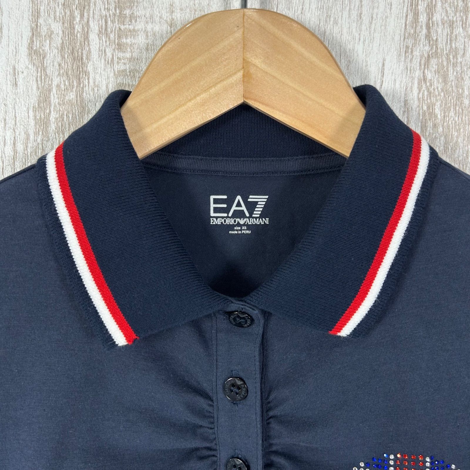 【専用】EA7/アルマーニジュニア　ラバーロゴ・紺半袖Tシャツ　10A・10歳 専用】EA7/アルマーニジュニア ラバーロゴ・紺半袖Tシャツ 10A・10歳