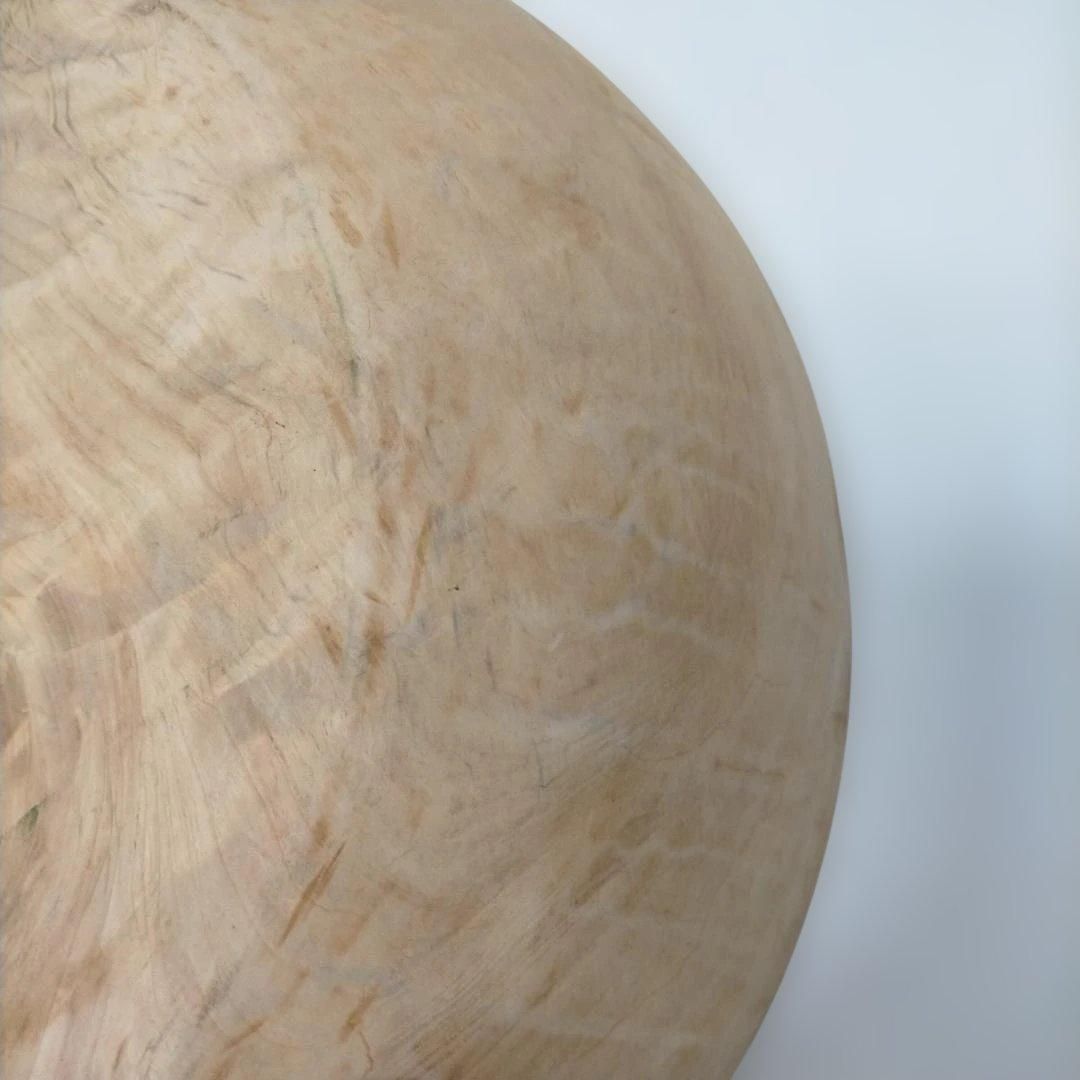 秋山郷 和幸作 天然木くり抜きこね鉢 約40cm 木製そば打ち鉢 うどん