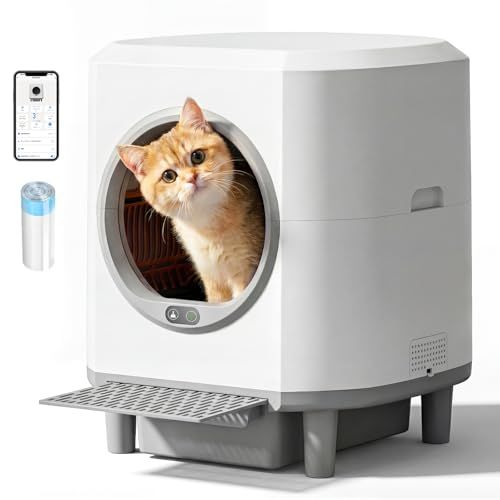 猫 自動トイレ 猫 トイレ 自動 80Lの大容量自動トイレ猫 全自動猫