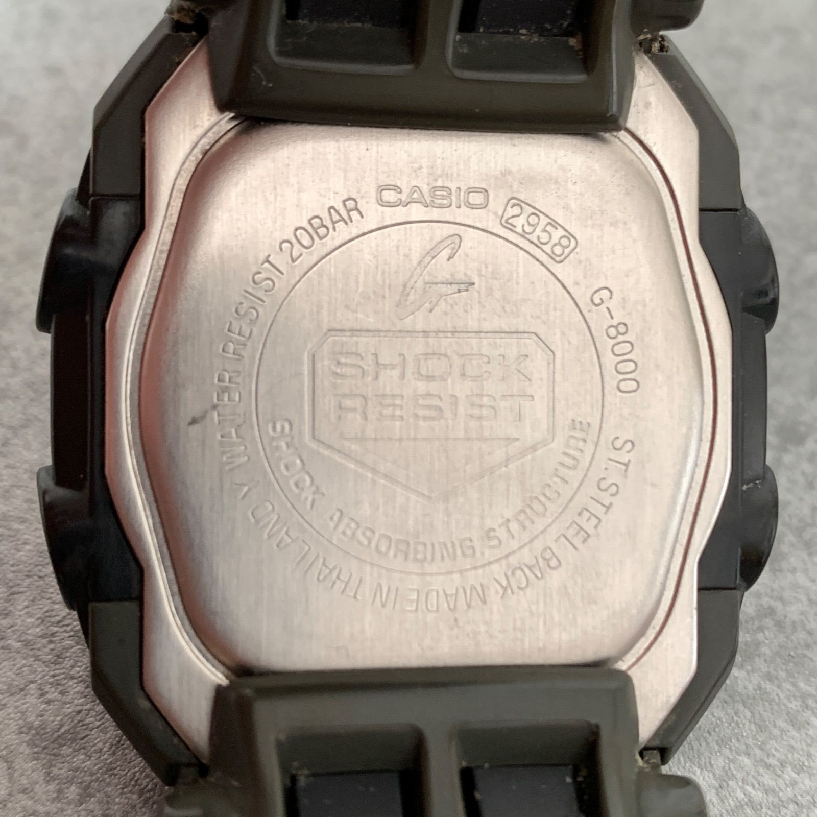 中古】G-SHOCK Gショック スナイパー G-8000 店舗併売品 M80306-11 